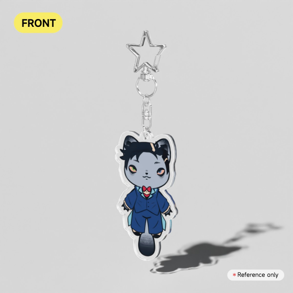 Vincent Whittman Cat Clear Acrylic Keychains