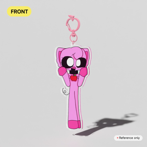 PickyPiggy Clear Acrylic Keychain