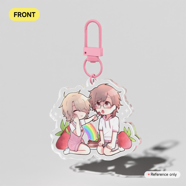 【Our Life Record】Millie & Atsushi Strawberry - Clear Acrylic Keychains