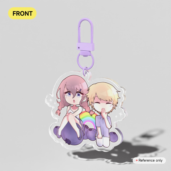 【Our Life Record】Mifuyu & Yoichi Blueberry - Clear Acrylic Keychains