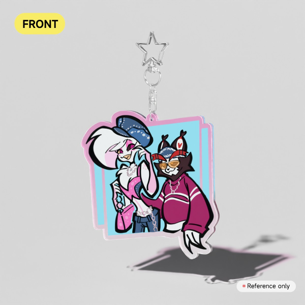 Y2K Huskerdust - Clear Acrylic Keychain