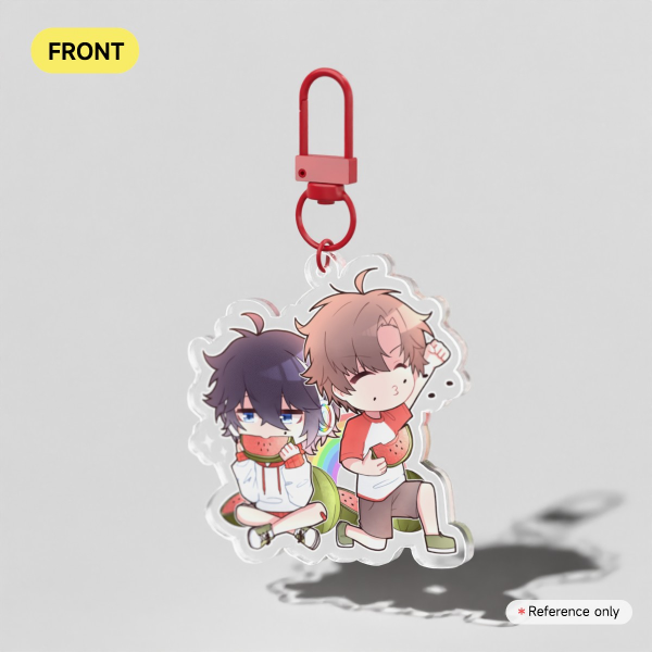 【Our Life Record】Shou & Suha Watermelon - Clear Acrylic Keychains