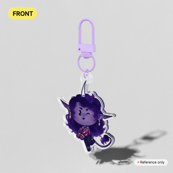 Merry Mayhem Chibi Clear Acrylic Keychains