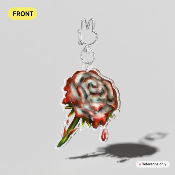 Paint the roses Acrylic Keychain