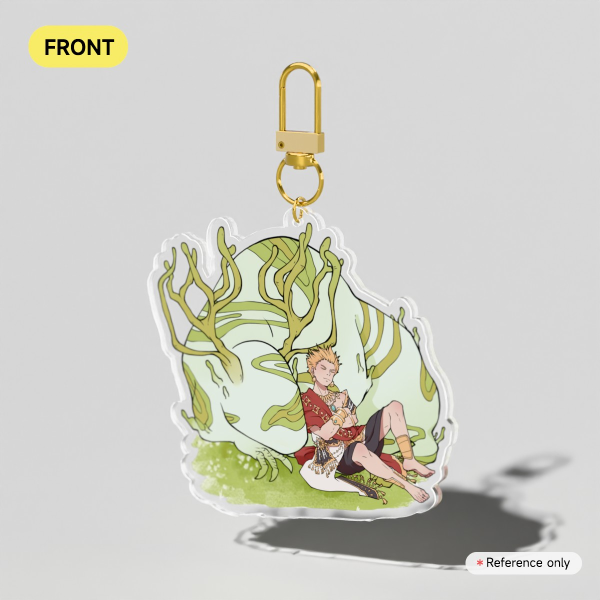 Gilgamesh & Enkidu Double Sided Acrilyc Keychain