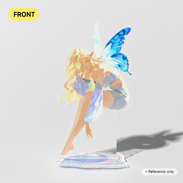 Sitting Queeny | OC | Clear Acrylic Standees