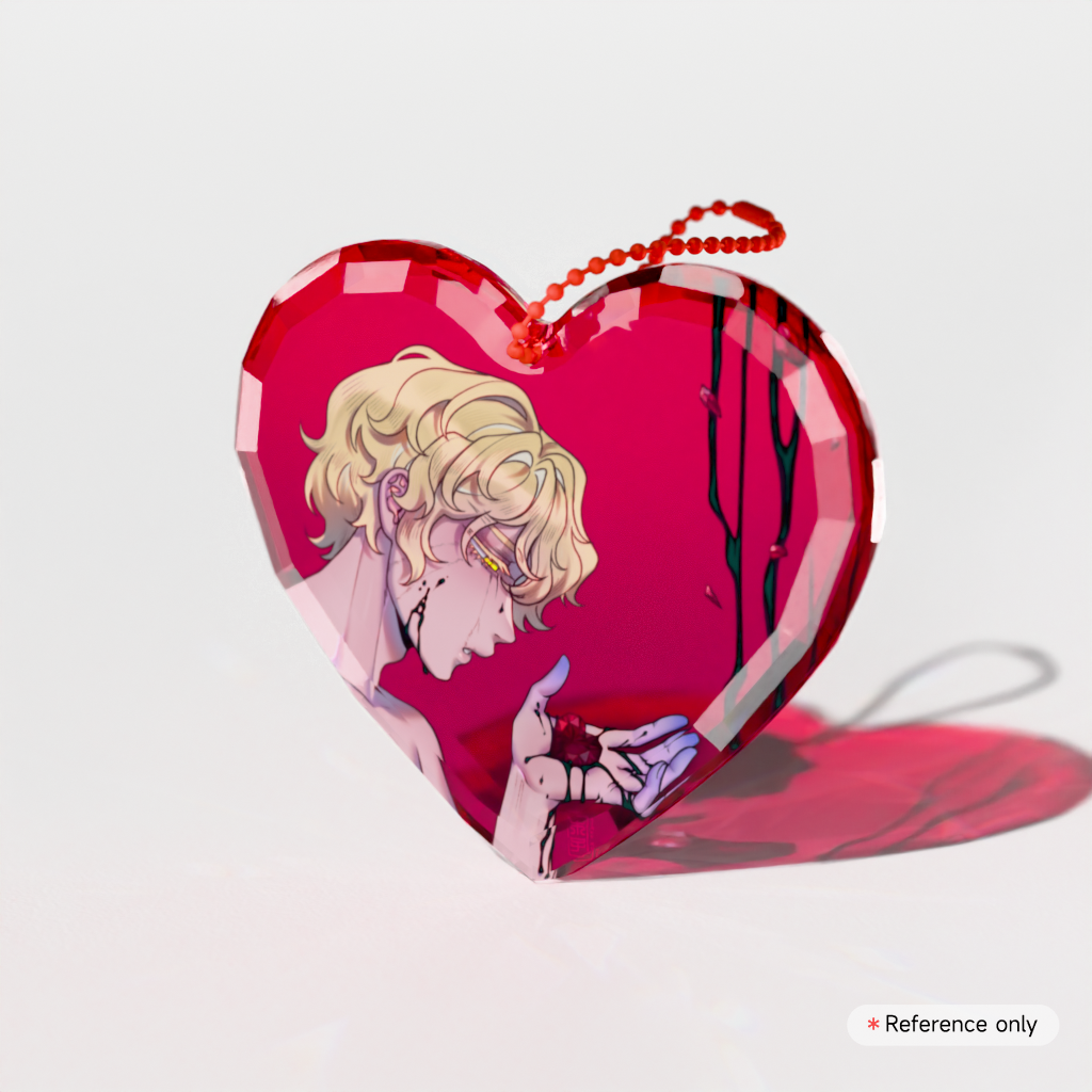 LUKA KARMA Heart Gem Keychains