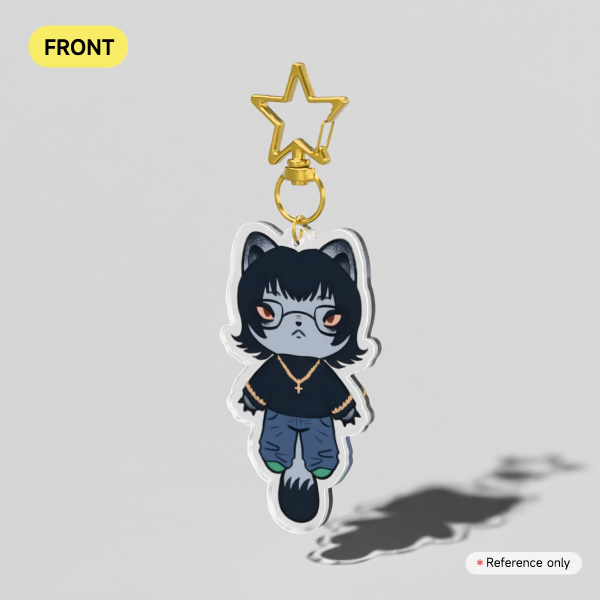Shizuku Cat Clear Acrylic Keychains