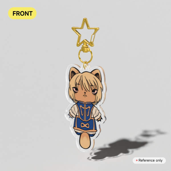 Kurapika Cat Clear Acrylic Keychains