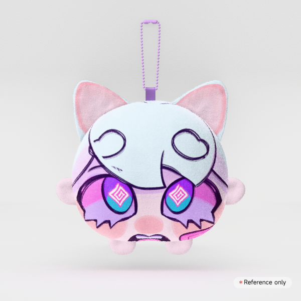 Sin Face Plush Keychain