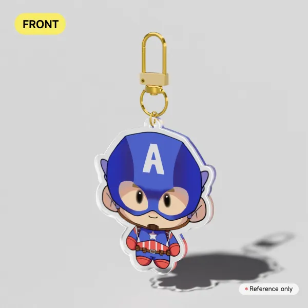 Captain America Acrylic Keychain