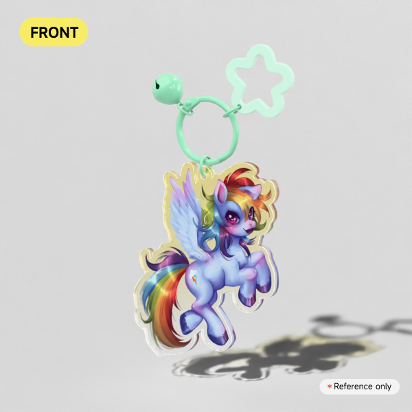 Rainbow Dash Keychain