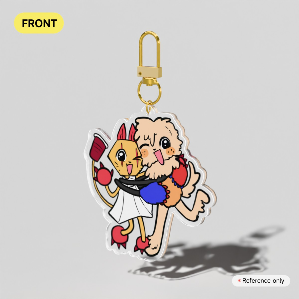 Dandy's World Goob & Scraps Keychain!