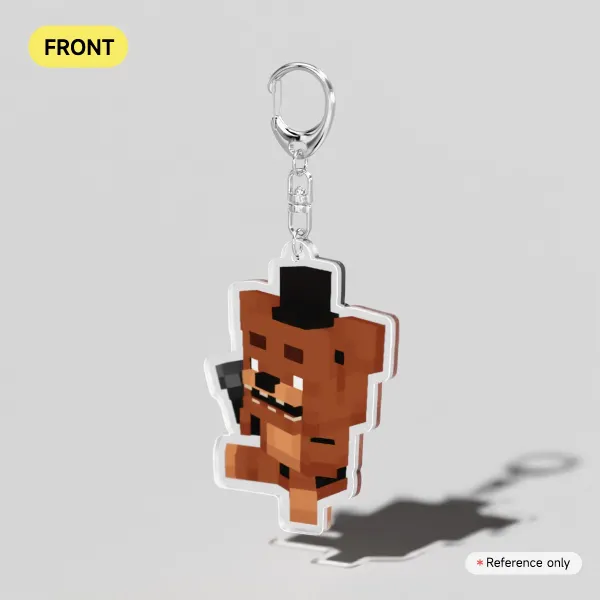 2.5 Inch Five Nights at Freddy's- Freddy Fazbear Acrylic Keychain