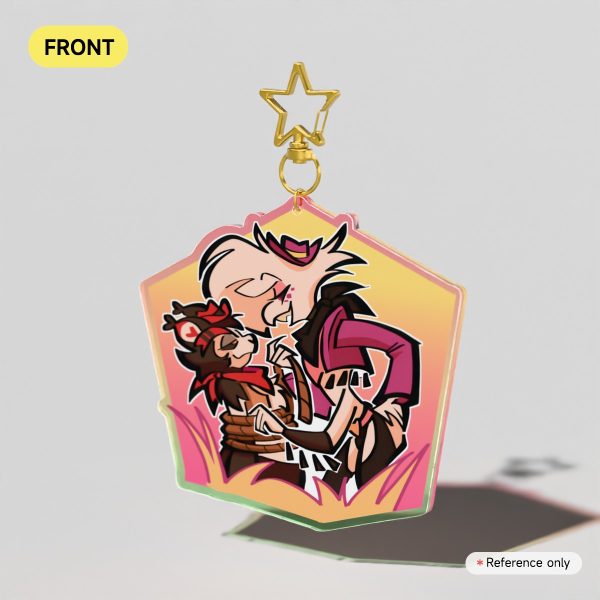 Cowboy Huskerdust - Clear Acrylic Keychain