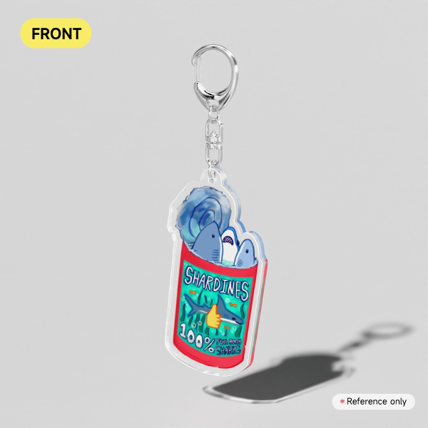 SHARDINES Clear Acrylic Keychain