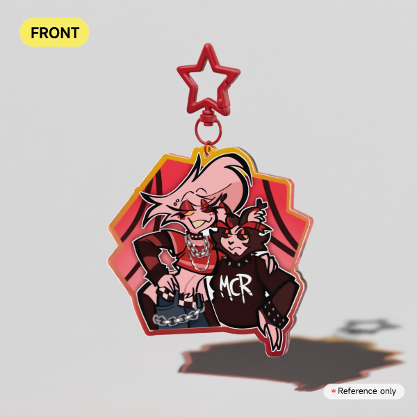 Punk Huskerdust - Clear Acrylic Keychain