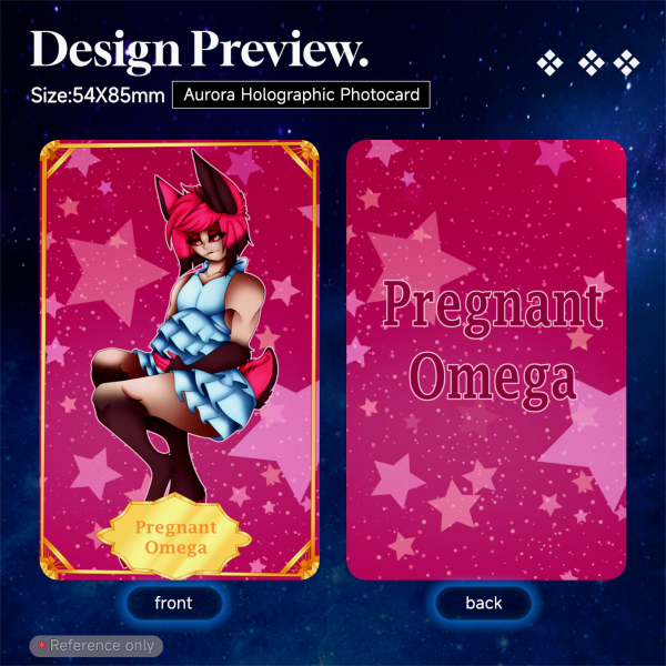 Pregnant Omega Card