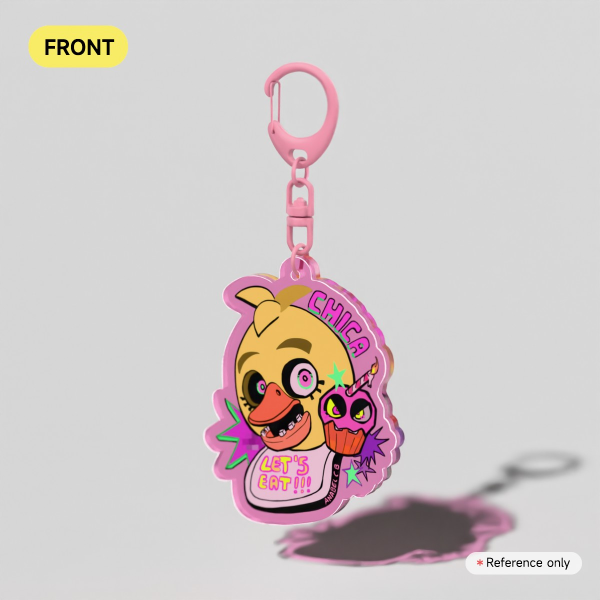 Chica Fnaf Keychain