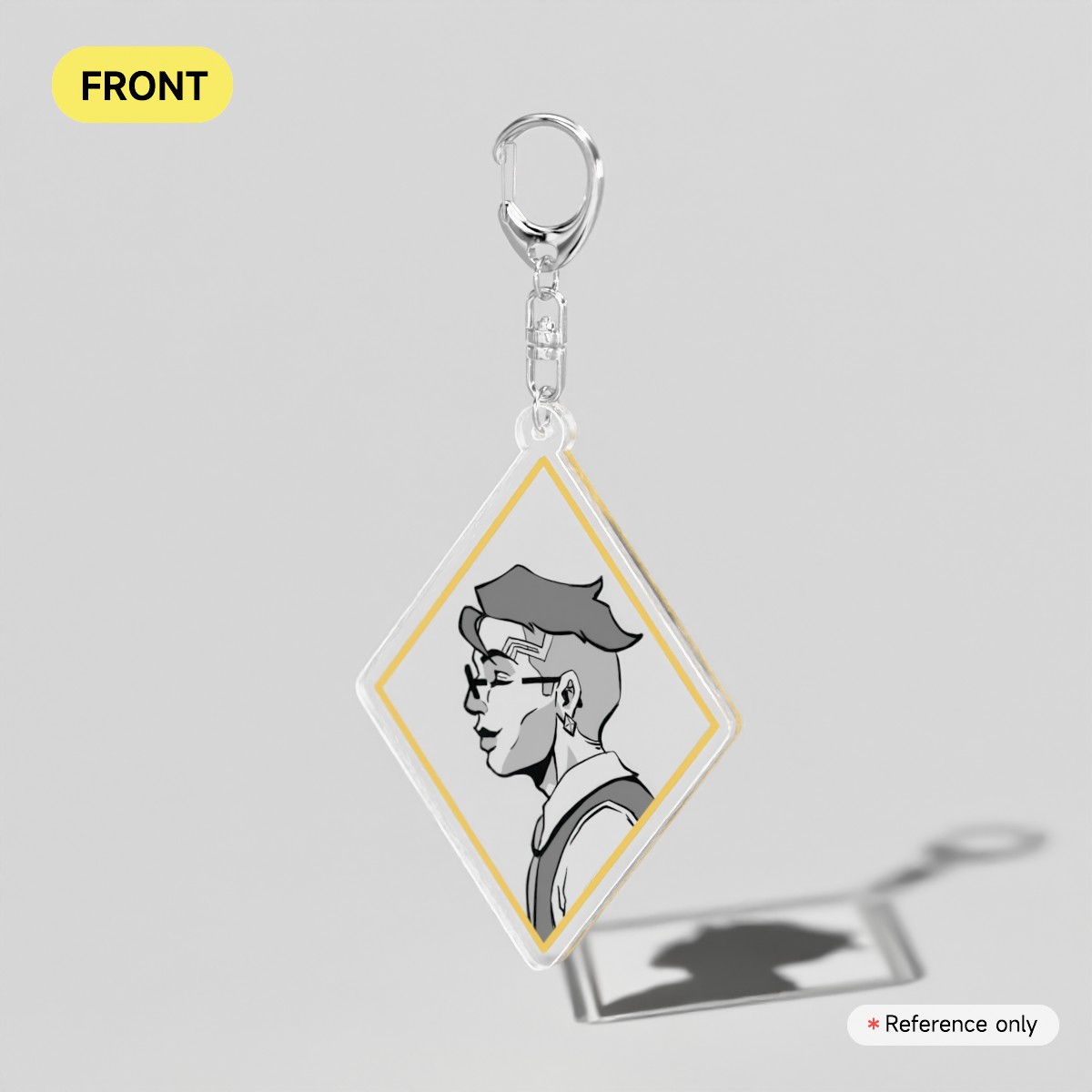 Clear Acrylic Keychain Chamber