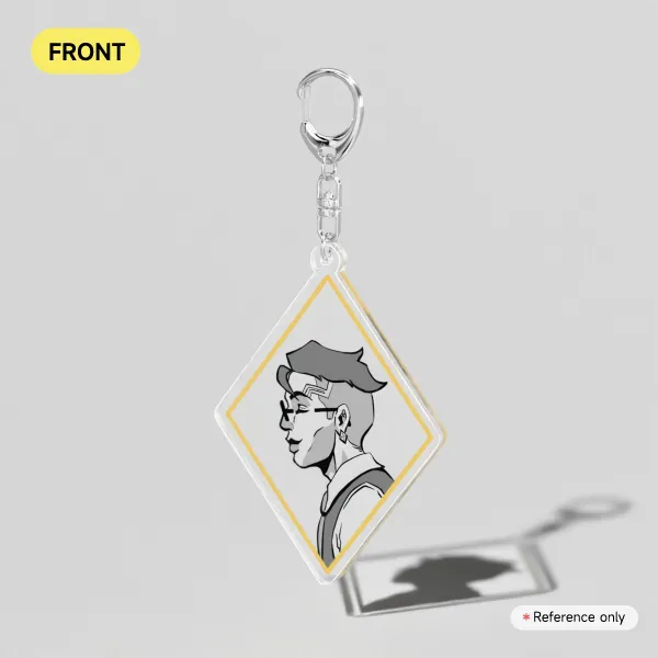 Clear Acrylic Keychain Chamber