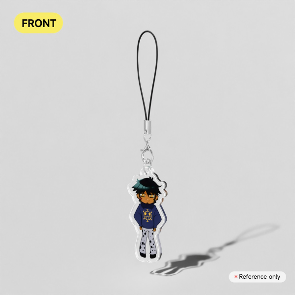 Trafalgar law clear acrylic phone charm