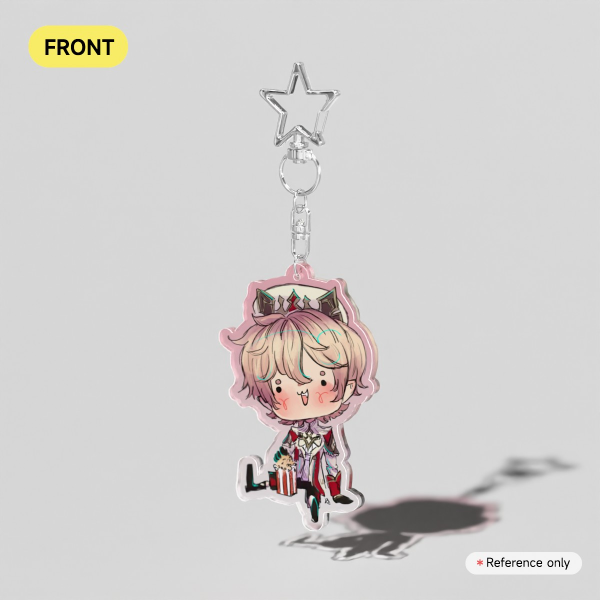 Silly Dahlia Keychain