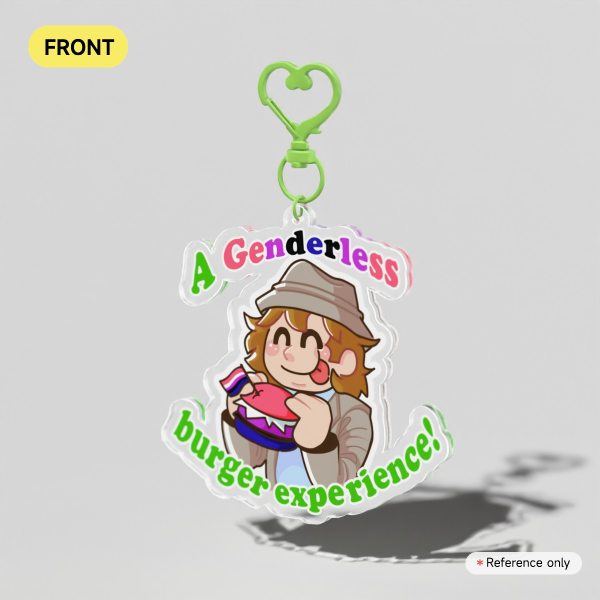 Nirvanna The Band: The Show Genderless Burger Experience Keychain (Genderfluid Ver.)