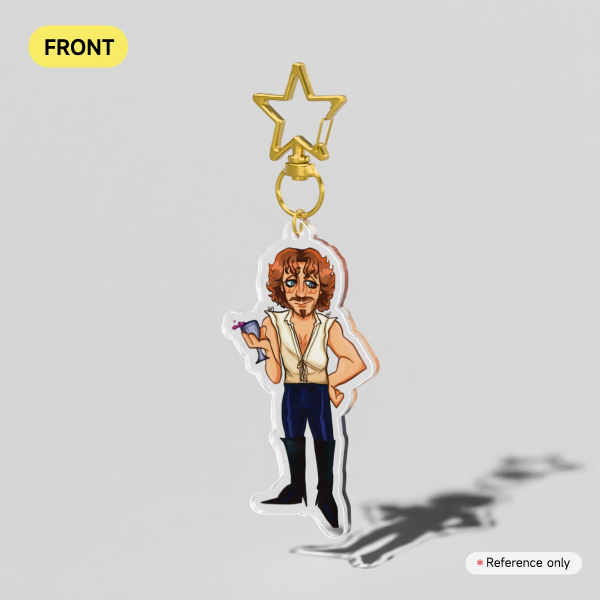 Shakespeare Something Rotten! Clear Acrylic Keychain