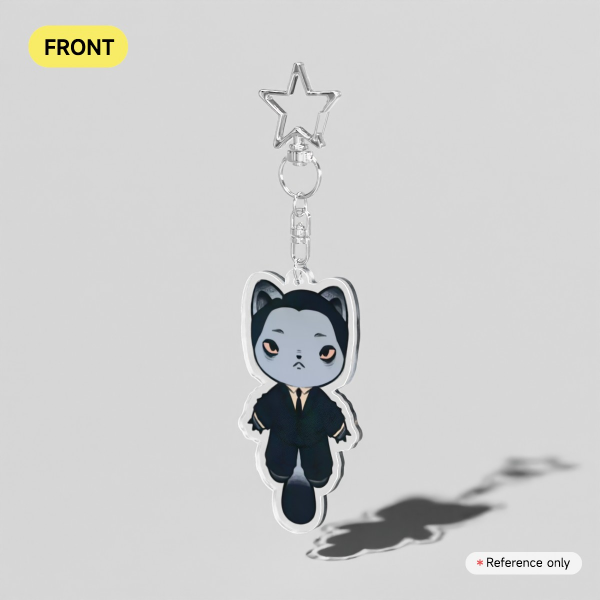 Tae-ju Cat Clear Acrylic Keychains