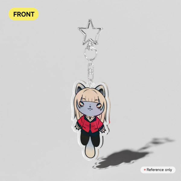 Ririka Cat Clear Acrylic Keychains