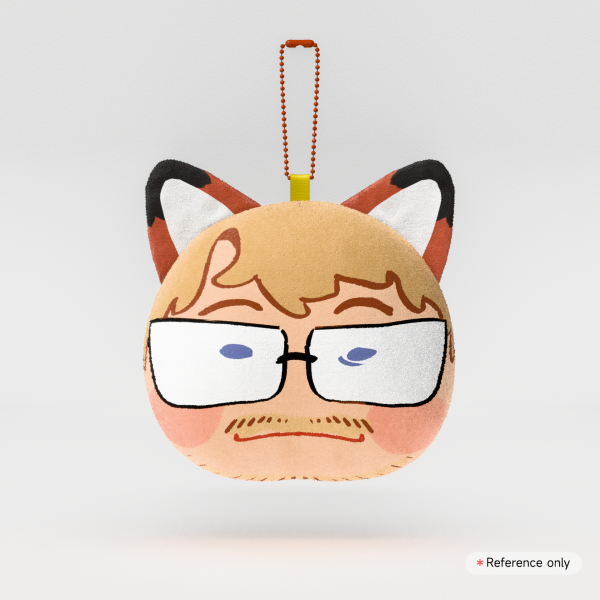 Ryland Grace Mochi Face Plush Keychain