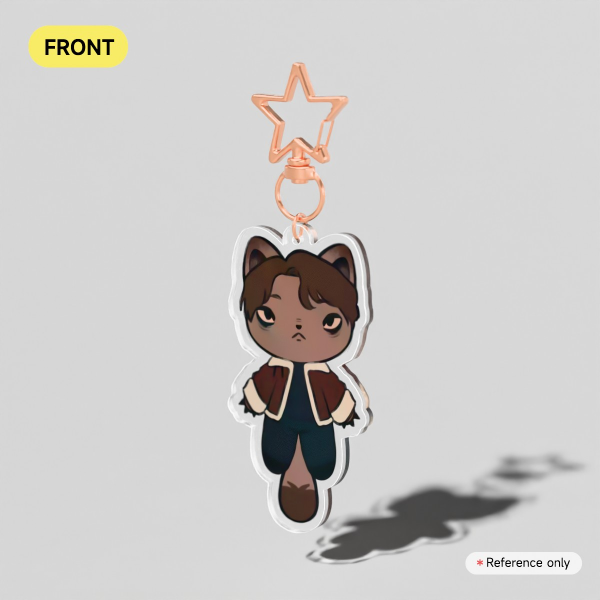 Han Joo-won Cat Clear Acrylic Keychains