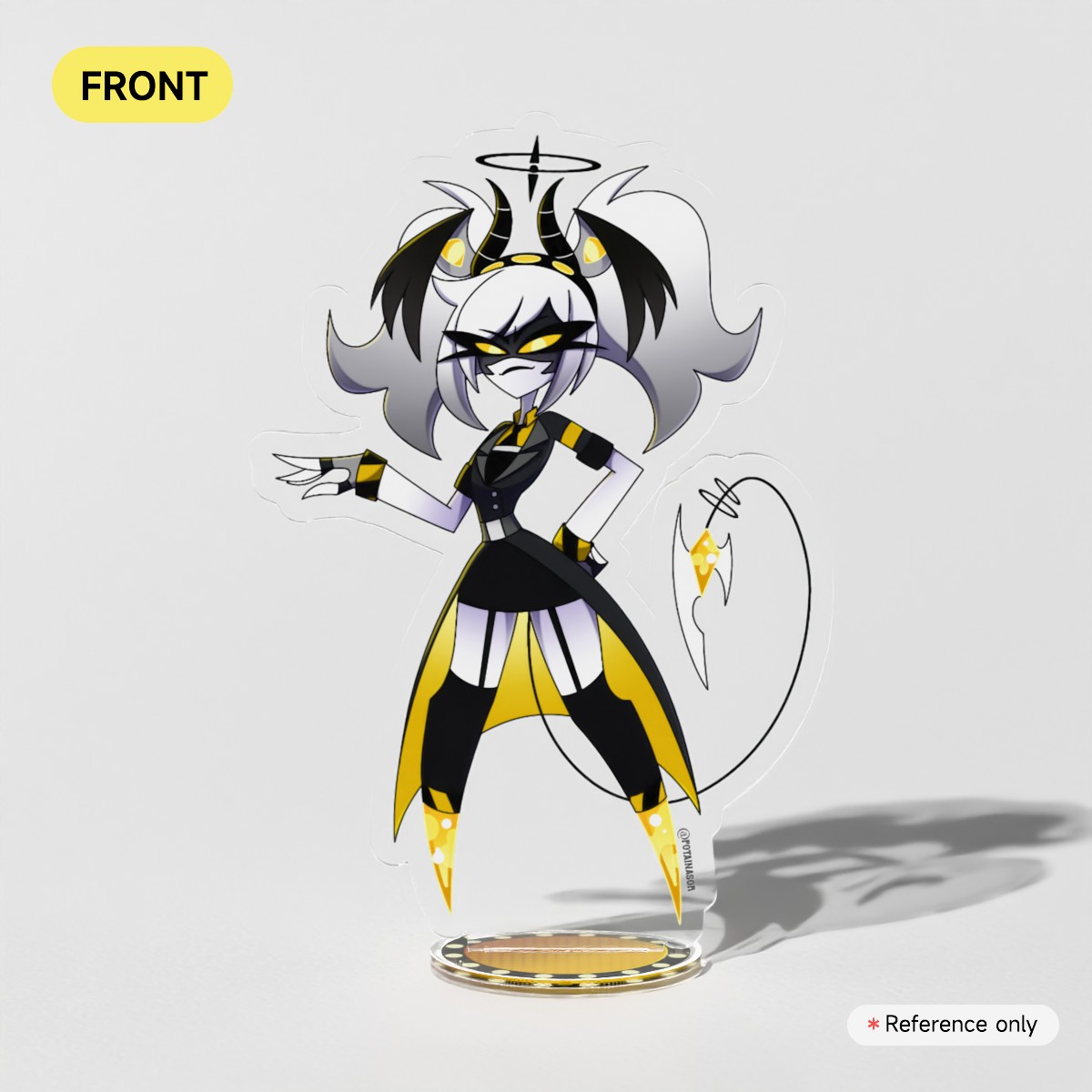 J 💛🪽| Acrylic Standee| Hazbin Hotel x Murder Drones Au Fanmade | Potainasor ❤️✨️🖤
