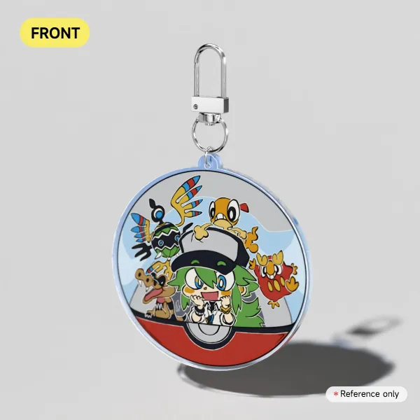 N and Nimbasa City Team Ferris Wheel acrylic charm