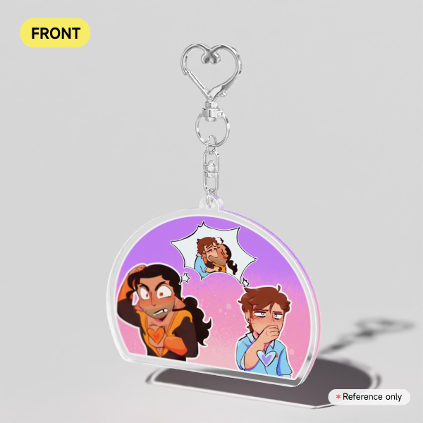 MechaBae GAY PANIC Acrylic Keychain