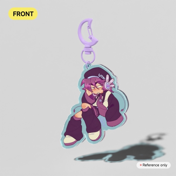 Defoko Clear Acrylic Keychain