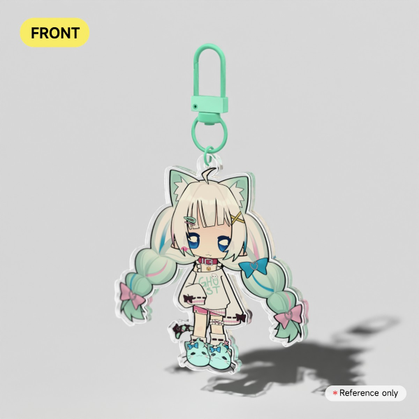 Vtuber MintFantome (Mintotaku) Keychain