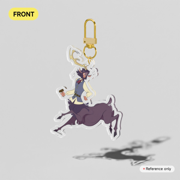 Elktaur Clear Acrylic Keychains