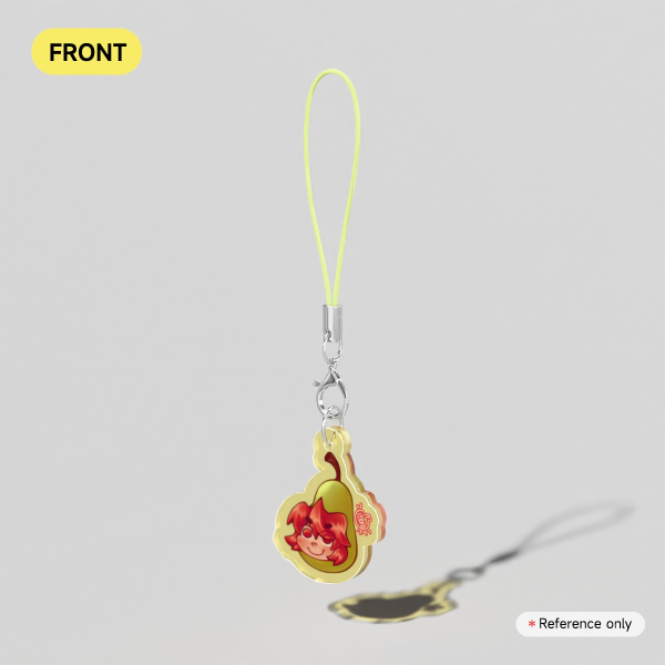 Pearto Clear Acrylic Phone Charm