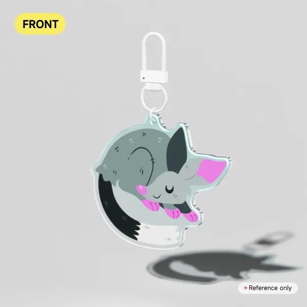 Australian Bilby - Rounded Acrylic Keychain