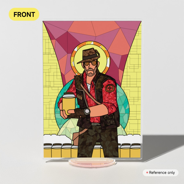 [Team Fortress 2] The SniperStained Glass Acrylic Standees