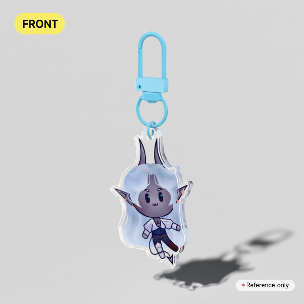 Nyria Chibi Clear Acrylic Keychain