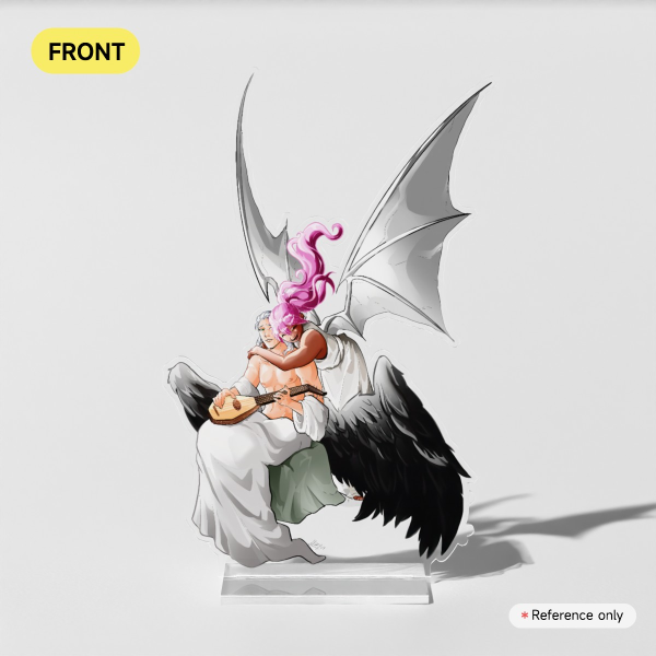Lilith + Asmodeus Clear Acrylic Standee