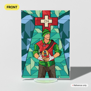 [Team Fortress 2] The Scout Stained Glass Acrylic Standees