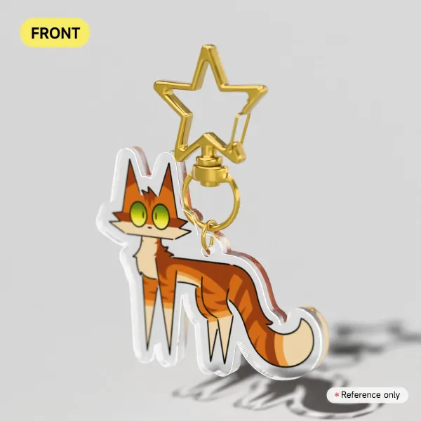 Firestar Acrylic Keychain