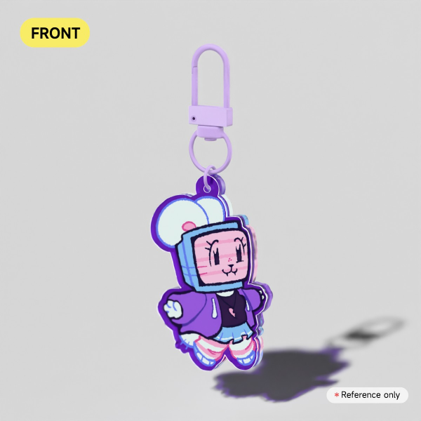 Crude Melanie Mini Keychain