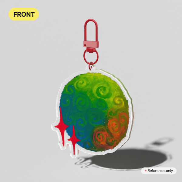 Planet Adrian keychain