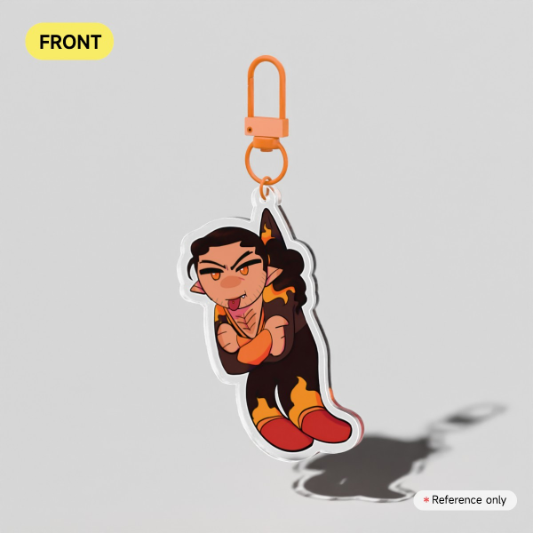Flambae Hanging Acrylic Keychain