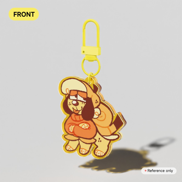 Crude Split Mini Keychain